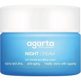 Resim Agarta Doğal Yaşlanma Karşıtı Anti-Age Gece Kremi Su Bazlı 50ML (Kırışıklık/Sıkılaştırıcı) (6Lı Set) 
