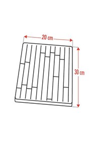Resim Bambu Kesme Tahtası Sunum Tahtası 20x30 Karışık Renkli 