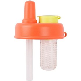 Resim Tantitoni Pembe 2si 1 Arada Kapaklı Termos Bardak 480ml 