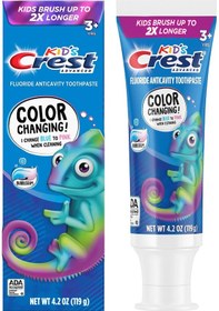 Resim Crest Kids Advanced Renk Değiştiren Sakız Aromalı Çocuk Diş Macunu 119gr Beyazlık 