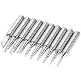 Resim Moveevo 10 Adet 900m-t Tipi Kurşunsuz Kaynak Ucu, 200-480 C Isı Dayanıklı, Hakko 936/937/938/969/8586/852d+ Uyumlu, Bakım Onarım İçin 