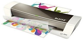 Resim Leitz 7368 iLAM Home Office A4 Gri Laminasyon Makinesi 