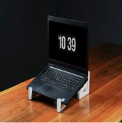 Resim Mercan Beyaz Taşınabilir-ergonomik Macbook/laptop Standı 