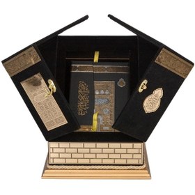 Resim Derman Kabe Maketi Kur'anı Kerim Hediyeli ( Kabe Kutu Rahle Hediye Gift ) 