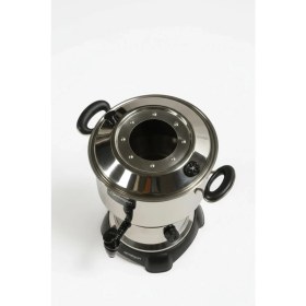 Resim Armağan Elit Elektrikli Semaver - 4,5 Litre - Siyah Aksam - 430 Kalite Paslanmaz Çelik 