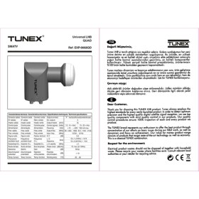 Resim Tunex Quad Lnb 