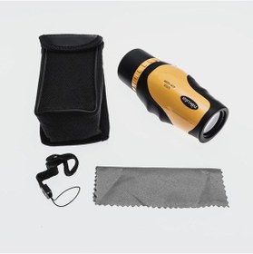 Resim 30x30 Tek Gözlü Ayarı Gerektirmeyen Perma Focus Otomatık Netleme Dürbün Sarı Açık Sarı 