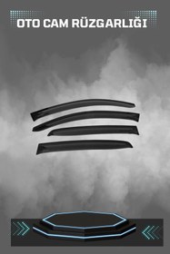 Resim TROBUS Kia Rio Hatchatchbackack 2007 Cam Rüzgarlığı 4lü Takım 