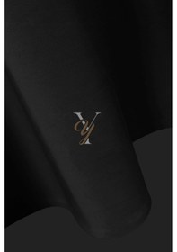 Resim İpek Kadife Fon Perde V-06 Antrasit Antrasit 