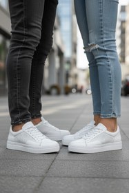 Resim Zerenyus Unsiex Yüksek Kalite Ebo Model Bağcıklı Premium Sneaker Günlük Rahat Spor Ayakkabı 