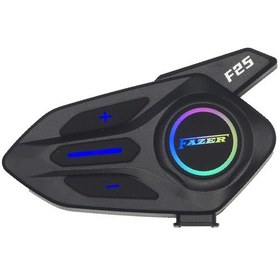 Resim Motosiklet İntercom Seti Yeni Sürüm Bluetooth V6.0 Rgb Kask Kulaklığı 