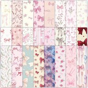 Resim 24 adet Coquette Stili Kağıt Kitap İşaretleri - Kalpler, Kurdeleler ve Yıldızlar ile Pastel Tasarımlar, Yaratıcı Günlük Tutma, Kitap Süsleme ve Okuma Notları için Mükemmel, Okuma Aksesuarları | Coquette Vibes | Dekoratif Kitap İşaretleri 