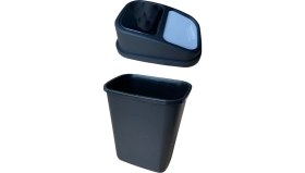 Resim Vizka Tezgah Üstü Pratik Kapak Mutfak Banyo Çöp Kovası 5 Litre 