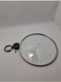 Resim Cam Kapak 24 Cm Ve Kırmızı Elma Şekeri Kulp 