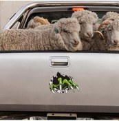 Resim Hayalet Pençe Araba Kendinden Yapışkanlı Etiket Hava Koşullarına Dayanıklı Suv Oto Kaporta Araç Pencere Tampon Çizik Large Left 