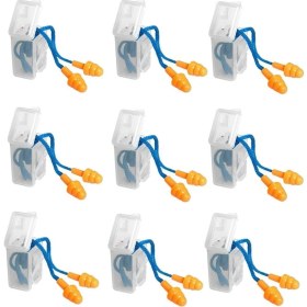 Resim Kafenn Kulak Tıkacı Kordon Ipli Hijyenik Koruma Kutulu Paket 9 Adet 