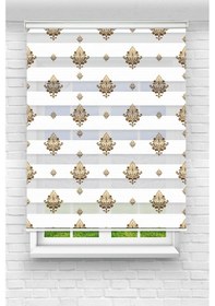 Resim Perdecizade Enxboy Kahve Tonlar Tarz Dijital Baskılı Zebra Perde-cocuk Odası-stor Perde Pz-521 Renkli 