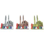 Resim Metal İstanbul Temalı Yöresel Magnet Model 2 - 9087318356419do 