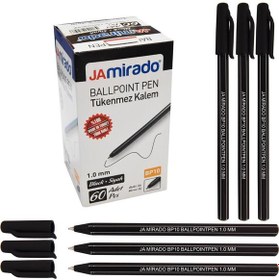 Resim Ja Mirado Siyah Tükenmez Kalem 60lı 1.0mm BP10 