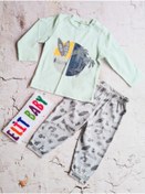 Resim Erkek Bebek Pijama Takımı 2 Li 