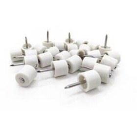 Resim Genel Markalar Çivili raf pimi 100'lü poşet Beyaz renk 