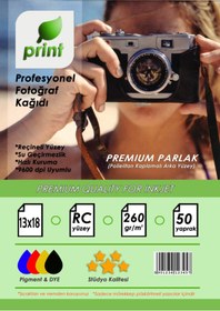 Resim PRİNT Epson L3251 Fotoğraf Kağıdı Premium Parlak 260 gr13x18 50 Yaprak 