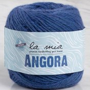 Resim La Mia Angora 50gr Lacivert El Örgü İpi - L129 - 33803 