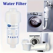 Resim Çamaşır Makinesi, Duş & Tuvalet için Su Filtresi - Yüksek Kalite, Basınca Dayanıklı, Kloru Gideren, 5 Aşamalı Filtreleme Sistemi, Plastik Malzeme, Yuvarlak Şekil, Tam Ayar, 1/2/4 ppm Kirleticiler 
