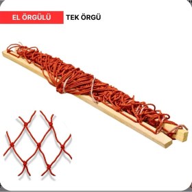 Resim Hamak El Örgülü Renkli Tek Örgülü 
