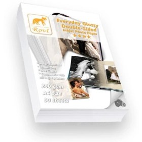 Resim Rovi Everyday Parlak Çift Taraflı Fotoğraf Kağıdı - 260Gsm - 50Yp - A4 
