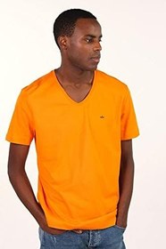 Resim Arma Erkek Giyim Kısa Kollu T-shirt Ar-ma Erkek V Yaka Tişört Basic Regular Fit %100 Pamuk Süprem Baskısız Y22364400101 İndigo-i̇1 