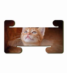 Resim WuW Melek Kedi Mdf Yatay Ve Dikey Baskılı Tablet Standı 