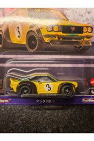 Resim HOT WHEELS Premium 1/64 Mazda RX-3 Liberty walk Japan Historics 4 