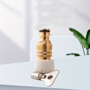 Resim Triple-Function 3-in-1 Musluk Adaptörü Kiti, Dayanıklı 18mm-32mm Bağlantı Elemanı, Karavan Mutfak ve Banyo Muslukları, Bahçe Hortumu ve Ev Aletleri için - Paslanmaz Çelik ve Altın Kaplama, İçme Suyu Güvenli, Karavan Musluk Adaptörü|Şık Musluk Tasarımı|Dayanıklı Musluk Bağlantısı, Musluk Aksesuarları 