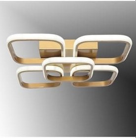 Resim TT AYDINLATMA Tt302-4+1-esk Kare Eskitme Boyalı 5 Li (Gün Işığı) Led Avize Eskitme 