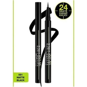 Resim Maybelline Tattoo Liner Likid Eyeliner - Matte Siyah 881 