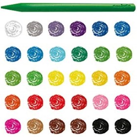 Resim carioca Jumbo Üçgen Elleri Kirletmeyen Yıkanabilir Pastel Boya Kalemi 12li 