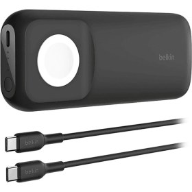 Resim Belkin Boostcharge Pro Apple Watch Için Hızlı Kablosuz Şarj Cihazı + Usb- C 20W Powerbank 