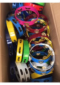 Resim Metal Renkli Zilli Tef 