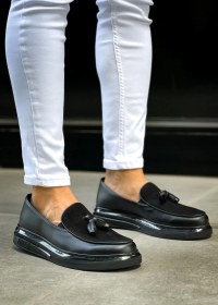 Resim Ch2502 - Fst Erkek Ayakkabı Sıyah Antrasit 