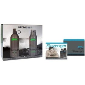 Resim Slazenger Active Sport Mavi + Yeşil Erkek Parfüm EDT 2 x 125 ML + Mavi + Yeşil Sprey Deodorant 2 x 150 ML 
