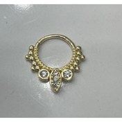Resim safderuntaki Helix Tragus Altın Piercing 