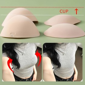 Resim 1 Çift Ayarlanabilir İtme-Çıkarma Sütyen Pedleri - 5.0cm Kalınlıkta Kaymaz Silikon Güçlendirici Pedler Sütyenler ve Mayo için, Dikişsiz Tasarım, Ter Direnci, Düğünler, Yoga, Spor Salonları için İdeal | Sadece Elde Yıkama, Yoga Aksesuarları, Şık Görünüm, Dayanıklı Malzeme 