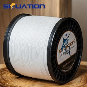 Resim 1 SIIUATION Ekstra Güçlü Beyaz PE Olta İpi, 1828.8 metre - 6.8KG Çekme Kuvveti, Deniz Balıkçılığı İçin Dayanıklı, Bağımsızlık Günü Kutlama Baskısı 