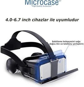 Resim Vrpark J20 3.5mm Kulaklıklı 3D Sanal Gerçeklik 