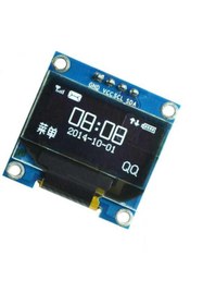 Resim Robocombo 0.96 inch 128X64 I2C OLED Ekran - SSD1306 - Beyaz 