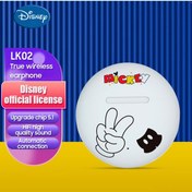 Resim Skycity Disney Lk02 Bluetooth 5.1 Kulak İçi Kulaklık, Hıfı Ses Kalitesi, Spor İçin Uygun, Type-c Şarj Kutusu Ve Mikrofonlu Beyaz 