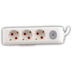 Resim VİKO 3x1,5 mm² Ttr Kablo Ile Üçlü Çocuk Korumalı Anahtarlı 15 Metre Grup Seyyar Kablo 