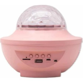 Resim Masa ve Gece Lambası Renkli Projektör Işıklı Disko Topu Bluetooth Hoparlör 