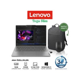Resim Lenovo Yoga Slim 7 16GB 512GB SSD 14INÇ WINDOWS11HOME 